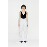 Cabana Dreams White Denim Trousers