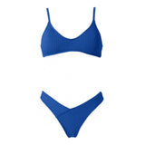 Astrid Blue Rib Bikini