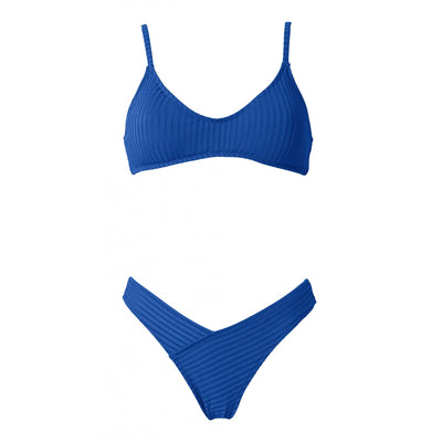 Astrid Blue Rib Bikini
